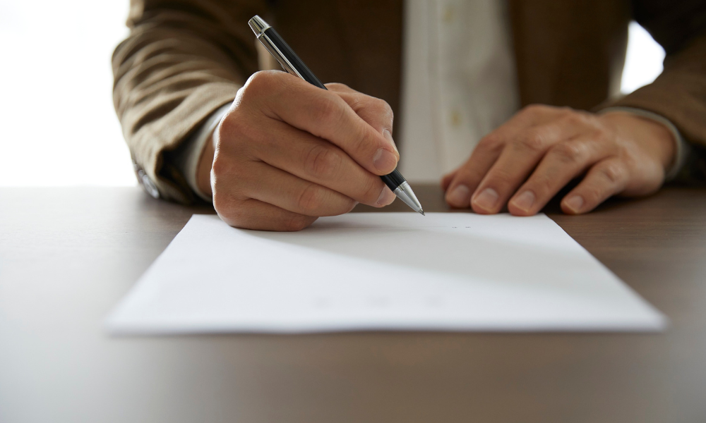 Signature d'un compromis de vente